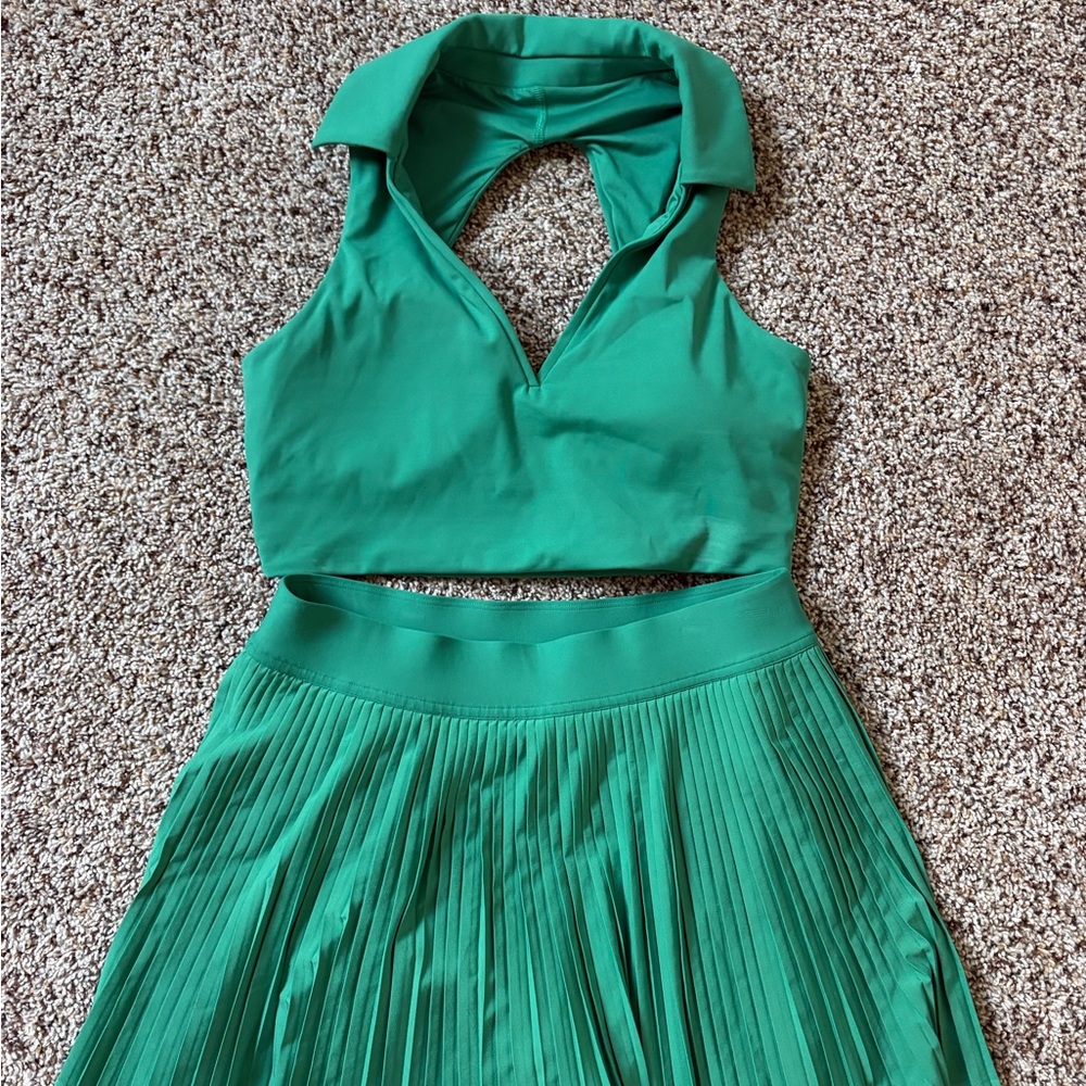Lululemon Cascadia Green Skirt Set